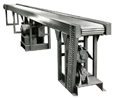 Commercial candy making equipment: Candy Cooling Conveyor for cooling and straigtening candy